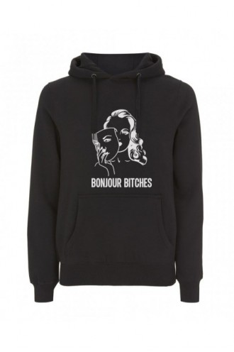 BONJOUR BITCHES - OVERSIZE HOODY DŽEMPERIS